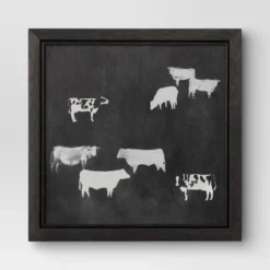 (Set Of 2) 12" X 12" Cow Collection II Framed Wall Canvases - Threshold™ -Decor Haven Shop GUEST eba1d89c 78cc 4c5b 8c67 3a03cc2b6c22