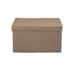 Household Essentials Set Of 2 Jumbo Storage Boxes With Lids Latte Linen -Decor Haven Shop GUEST ebc4d8cc 7664 445b a61d e0b1e798d9f4