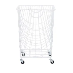 French Country Iron Storage Cart White - Olivia & May -Decor Haven Shop GUEST ec5fb9d8 25fb 4620 b5d0 963832b539f3