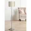 360 Lighting Abba Modern Floor Lamp Standing 66" Tall Brushed Nickel Off White Embroidered Hourglass Drum Shade For Living Room Bedroom Office House -Decor Haven Shop GUEST ed193553 f383 4fcd bb1f 77419ecd359a