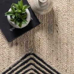 NuLOOM Priscilla Braided Jute Abstract Chevron Area Rug -Decor Haven Shop GUEST f01fe79e ea30 4cd2 90e7 bd06bab344ea