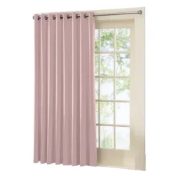 Collections Etc Gramercy Patio Door Grommet Top Curtain Panel, Single Panel, -Decor Haven Shop GUEST f0db470f e3b4 4437 b741 e1a2031295d8