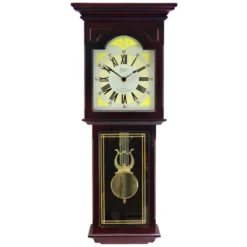 Bedford Clock Collection Redwood 23 Inch Redwood Oak Finish Wall Clock -Decor Haven Shop GUEST f0f6a26e 4812 47fb b08e 83f1b7705480