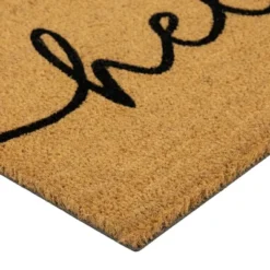 Northlight Natural Coir "Hello" Outdoor Doormat 18" X 30" -Decor Haven Shop GUEST f13026c0 763b 431b 8f61 39132fcdb39e