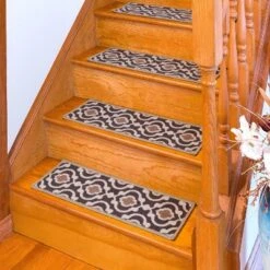 World Rug Gallery Trellis Non-Slip Stair Treads -Decor Haven Shop GUEST f3601629 f7f1 4c06 b617 53d78702edee