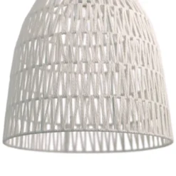 15" 1-Light Imara Pendant Hemp White - River Of Goods -Decor Haven Shop GUEST f36ce8e7 28f7 4756 8094 4f776afc9fe8