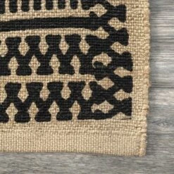 NuLOOM Noel Bohemian Striped Hand Woven Jute Area Rug -Decor Haven Shop GUEST f425700b 20c7 4e98 b642 277a8322862d