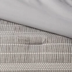 12pc Chambray Matelasse Stripe Comforter & Sheet Bedding Set Gray - Threshold™ -Decor Haven Shop GUEST f59e7d48 b0ee 4ce0 8269 0dd68763ac49