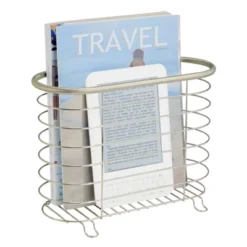 MDesign Metal Farmhouse Standing Bathroom Rack Magazine Holder -Decor Haven Shop GUEST f6b478be 649a 493b a924 4f4d0d9389a7