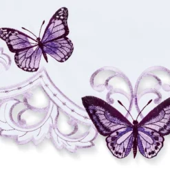 Collections Etc Elegant Butterfly Emb. Valance -Decor Haven Shop GUEST f82dda12 5315 4978 af51 e1296b40337e