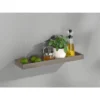 15.7" X 5.9" Wall Shelf With Rim Brown - Dolle Shelving -Decor Haven Shop GUEST fa9246ab fb4c 4e47 93c9 3d16946a88c0