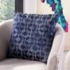 Rayen Pillow - Dark Blue - 20" X 20" - Safavieh -Decor Haven Shop GUEST fa9bc949 5233 4c8b 99be b749aef061aa