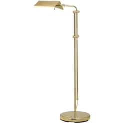 Regency Hill Traditional Adjustable Pharmacy Floor Lamp 54" Tall Brass Adjustable Metal Head For Living Room Reading Bedroom Office -Decor Haven Shop GUEST fadf54bf 63c8 4558 ba80 2bfb95e94d69