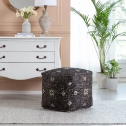 Tamarindo Pouf Black/White - Anji Mountain -Decor Haven Shop GUEST fcde9776 708a 4085 9395 6210a0cdf219