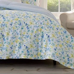 Laura Ashley - Nora Reversible Comforter & Sham Set Blue -Decor Haven Shop GUEST fd750fed 8edd 4a1d bdc0 17370065c55d