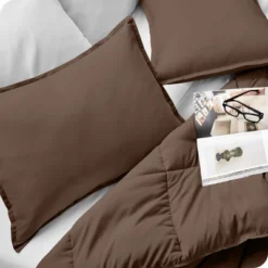 Solid Microfiber Pillow Sham Set By Bare Home -Decor Haven Shop GUEST fd7f40bb 0505 4b66 882f baa6859a1d7d