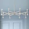 Possini Euro Design Marya Brushed Nickel Chandelier 37 3/4" Wide Modern 16-Light Fixture For Dining Room House Foyer Kitchen Island Entryway Bedroom -Decor Haven Shop GUEST fde6ea75 df4e 47da 8d29 3b3704d524ad