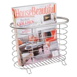 MDesign Metal Farmhouse Standing Bathroom Rack Magazine Holder -Decor Haven Shop GUEST fe64534e 8292 4789 bc25 c79eafdd24a0