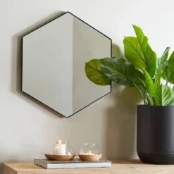 Wood Hexagon Wall Mirror – Olivia & May -Decor Haven Shop GUEST fee7d2e8 b9a0 4fa0 89da a104adccac7a