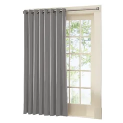 Collections Etc Gramercy Patio Door Grommet Top Curtain Panel, Single Panel, -Decor Haven Shop GUEST fef8cafd 1fbe 4088 a44e 89a39465986d