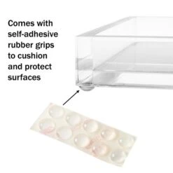 Hastings Home Decorative Acrylic Catchall Tray For Bedroom, Bathroom, And Office Storage - Clear -Decor Haven Shop GUEST ffdde279 85e9 46cb 868c 30041851810e